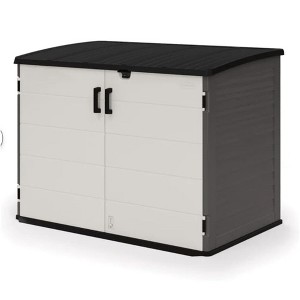 Suncast BMS4780 Stow-Away Horizontal Shed with Floor - Peppercorn - 1 of 4