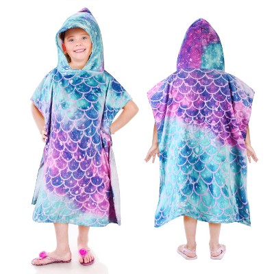 Fashion mermaid hooded bath towel