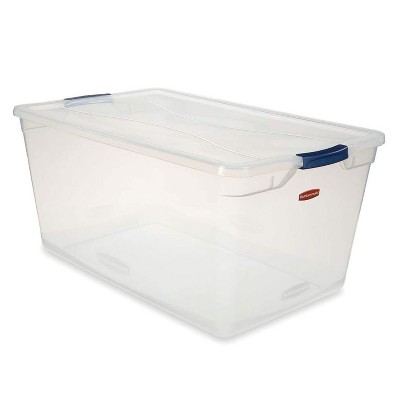 Rubbermaid Cleverstore Home/office Organization 95 Quart Latching ...