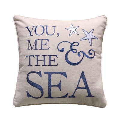 Blue Bay You, Me & The Sea Decorative Pillow - Levtex Home