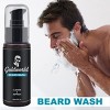 Beard Kit with Beard Wash/Shampoo,2 Packs Beard Oil,Beard Balm,Beard Wash,Brush,Comb,Scissor,Storage Bag,E-Book,Beard Care&Trimming Kit - XIKEZAN - 2 of 4