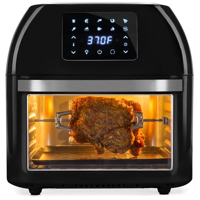Photo 1 of Best Choice Products 16.9qt 1800W 10-in-1 Family Size Air Fryer Countertop Oven, Rotisserie, Dehydrator - Black