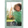 PosterPalooza | Photo Size Shabby Chic Green Picture Frame - UV Acrylic, Foam Board Backing, Hanging Hardware - 2 of 4