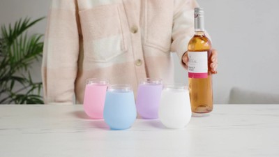 16 oz colored tumblers blank 16oz Glow Glass Can Tumbler Sublimation Blank for Crafters Blue main image 1