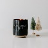 Sweet Water Decor Christmas Tree 12oz Black Stoneware Candle - image 2 of 3