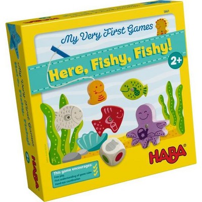 HABA My Very First Games - Here Fishy Fishy! Magnetic Fishing Game (Made in Germany)