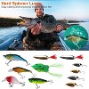 LakeForest"383PCS Fishing Lures Tackle Box Kit for Bass, Crankbaits, Spinnerbaits, Soft Worms, Saltwater/Freshwater"MultiColor - 3 of 4