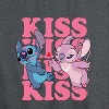 Women's - Lilo and Stitch - Kiss Graphic Racerback Tank - 2 of 4