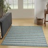 Nourison Positano Modern Stripes Flatweave Outdoor Rug - 2 of 4