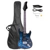 TopComfy Toy Guitars and String Instruments Lightning Style Guitar With Accessories Kids Fun Kids Learning Toy For Kids, Blue, 41.34"*16.93"*3.35" - 2 of 4