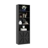 Aoxun 5 Tier Bookshelf and Bookcase, Wooden Bookshelves with Cabinet Doors, Floor Bookshelves and Office Storage Cabinets for Home Office, Living Room - 3 of 4