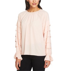 1.STATE Womens Tiered Knit Blouse - 1 of 1
