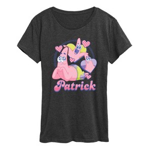 Women's - Spongebob Squarepants - Cute Patrick Short Sleeve Graphic T-Shirt - 1 of 4