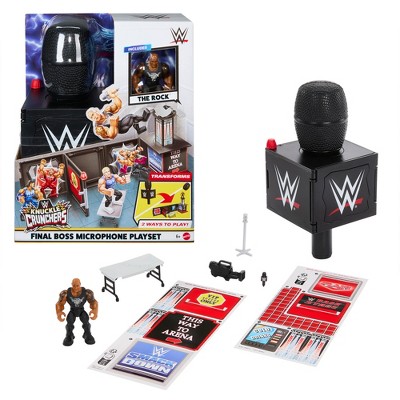 Final Boss Microphone Playset with Knuckle Crunchers Rock Figure