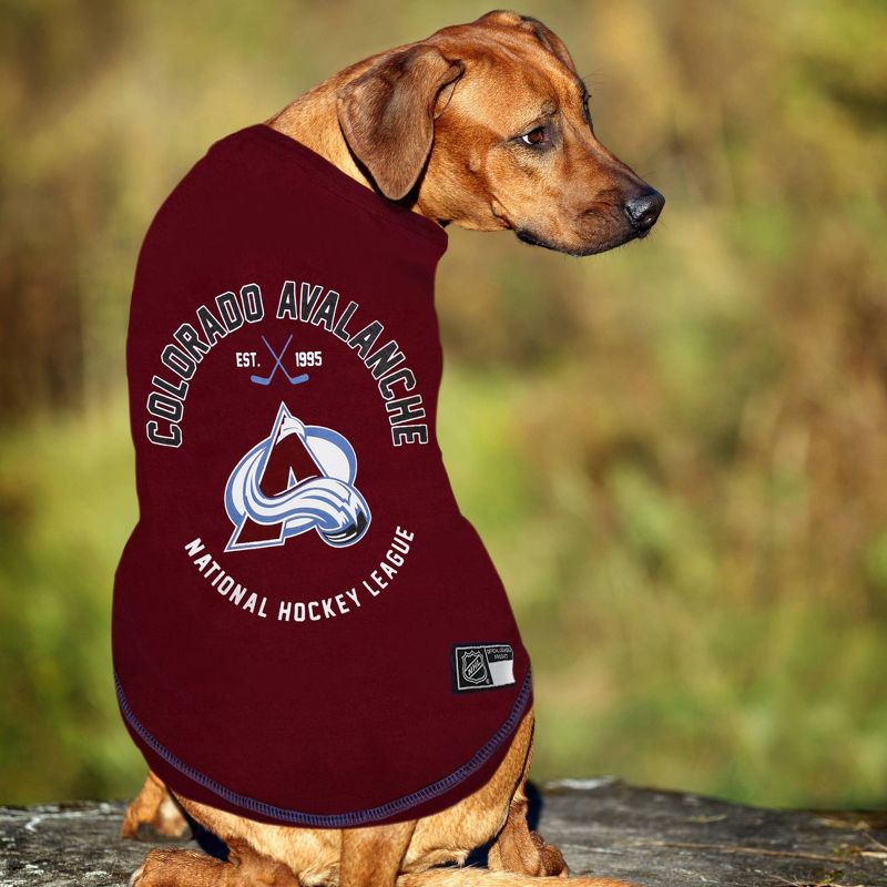 NHL Colorado Avalanche Pets T-Shirt, 2 of 4