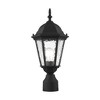 Livex Lighting Hamilton 1 - Light Post Light in  Textured Black - 4 of 4