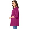 Woman Within Reversible Neckline Tunic - 4 of 4