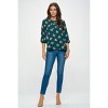 WEST K Women's Sophia Three Quarter Sleeve Blouse - 4 of 4
