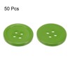 Unique Bargains Resin Craft Snap Round Flat 4-Hole Sewing Buttons 50 Pcs - 3 of 4