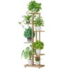 Plant stand for indoor and outdoor, 6-tier metal flower shelf,corner shelf for plants for terrace, garden, balcony, living room - 2 of 4