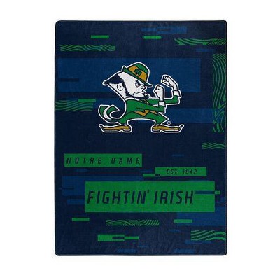 Ncaa Notre Dame Fighting Irish Digitized 60 X 80 Raschel Throw Blanket ...