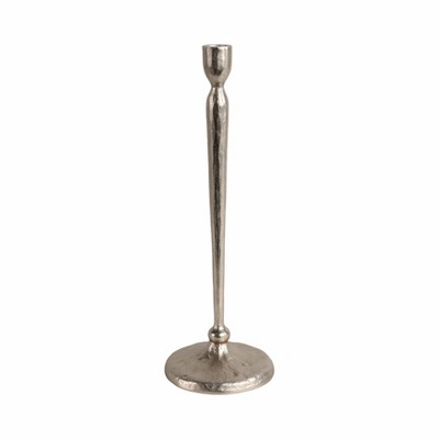 Modern Aluminum Taper Candle Holder - Sleek Decorative Metal Pillar Stand for Stylish Home Decor
