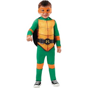 Nickelodeon Boy's Michelangelo Halloween Costume Jumpsuit - 1 of 2