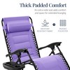 Best Choice Products Oversized Padded Zero Gravity Chair, Folding Outdoor Patio Recliner w/ Side Tray - 4 of 4