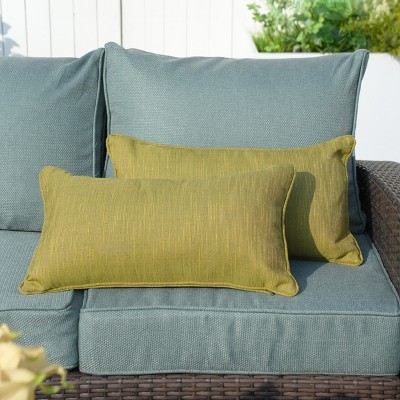 Moda Furnishings Outdoor Reversible Throw Pillow (Set of 2)