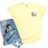 S.W.Smiley Life Is Better Cereal - Women's Garment Dyed Graphic T-Shirt - 2 of 4