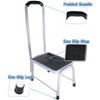 5 Star Super Deals Medical Footstool Bathroom Step w/ Support Handle & Non Slip Grip Supports 450lbs For Bathtub, Shower, Kitchen, Bedroom - 4 of 4