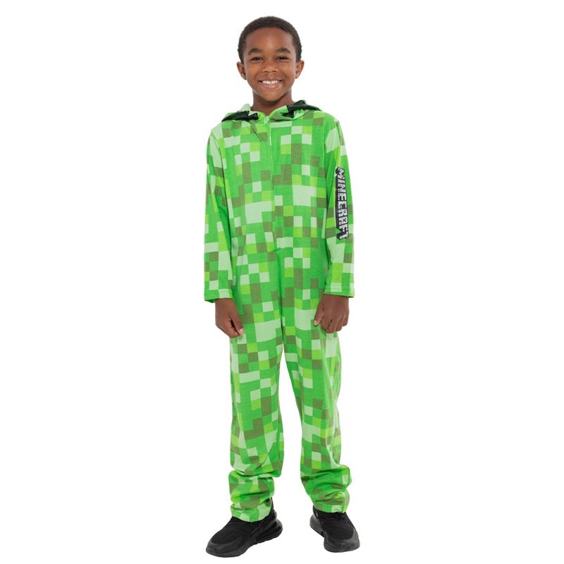 Minecraft Creeper Coverall Little Kid to Big Kid, 3 of 11