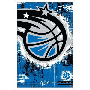 Trends International NBA Orlando Magic - Maximalist Logo 23 Framed Wall Poster Prints - 1 of 4