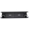 DOMETOUR Beauty Workbench Table Black with 2 Drawers - image 2 of 4