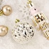 WhizMax 50 Pcs Christmas Ball Ornaments Set, Champagne Gold Shatterproof Christmas Tree Decoration Balls - 4 of 4