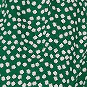 dark green white flowers