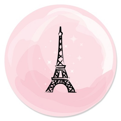 Big Dot of Happiness - Paris, Ooh La La - Paris Themed Birthday Party Favor Kids Stickers - 16 Sheets - 256 Stickers