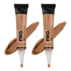 LA Girl HD PRO Conceal Concealer (COOL TAN GC980) L.A. Smooth & Bendable Formula | Crease Resistant | Full Natural Coverage (PACK OF 2) - 1 of 4
