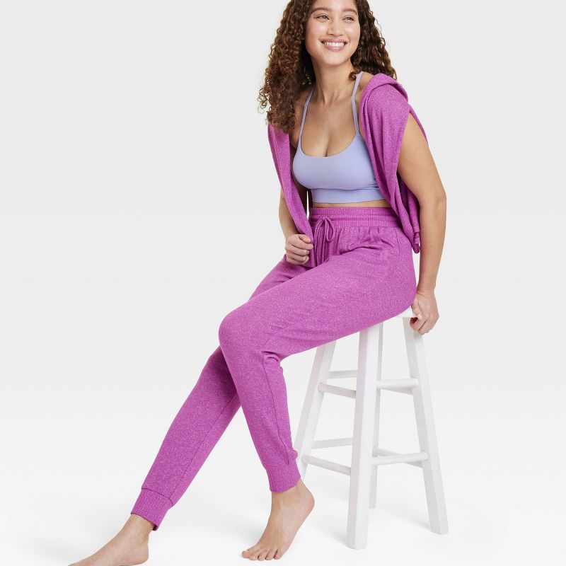 Women's Perfectly Cozy Jogger Pants - Stars Above™, 3 of 10