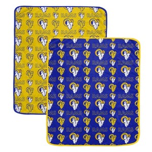 NFL Los Angeles Rams Home & Away Ultra Soft Blanket - 2pk - 1 of 1