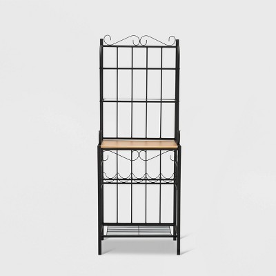 Praha Bakers Rack Black - Boraam