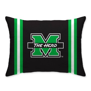 NCAA Marshall Thundering Herd Standard Stripe Logo Bed Pillow - 1 of 1