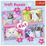 Trefl 4in1 Fun Cats Kids Jigsaw Puzzle - 207pc