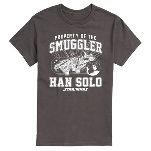 Men's - Star Wars - Property Of The Smuggler Han Solo Short Sleeve Graphic T-Shirt - 1 of 4