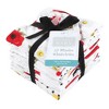 Hudson Baby Infant Girl Cotton Muslin Washcloths, Poppy Daisy, One Size - 2 of 4