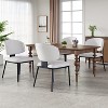Christopher Knight Home Enoch Modern Faux Leather Upholstered Dining Chairs (Set of 4) - 2 of 4