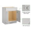 LOVMOR 24"W*21"D*34.5"H in Plywood Soft-Close Bath Vanity Cabinet without Top for Kitchen, Bathroom, Living Room - 3 of 4