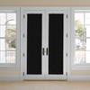 Kate Aurora Country Farmhouse Living Solid Colored Semi Sheer Single Door Curtain Panel With Tieback - 2 of 4