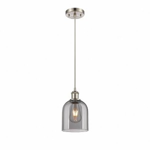 Bella - 1 Light Cord Hung Mini Pendant In Industrial Style-9.5 Inches Tall and 5.5 Inches Wide - 1 of 1