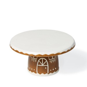 Ceramic Cake Stand Brown - Bullseye's Playground™ - 1 of 4